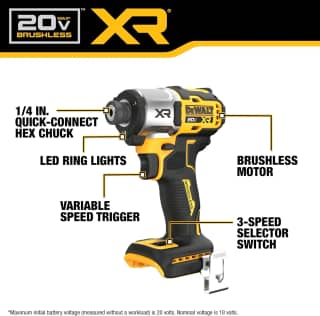 DEWALT 20V MAX XR - Kit combinado de herramienta eléctrica inalámbrica de taladro de impacto y taladro de martillo, incluye 2 baterías POWERPACK de 4 Ah y un cargador (DCK250QQ2) 2