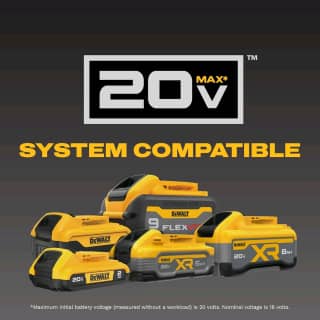 DEWALT Destornillador de impacto MAX XR de 20 V, par alto de 1/4 pulgadas, sin escobillas, 3 velocidades premium inalámbrico con luz LED, tiempo de funcionamiento extendido, solo herramienta (DCF845B) 4