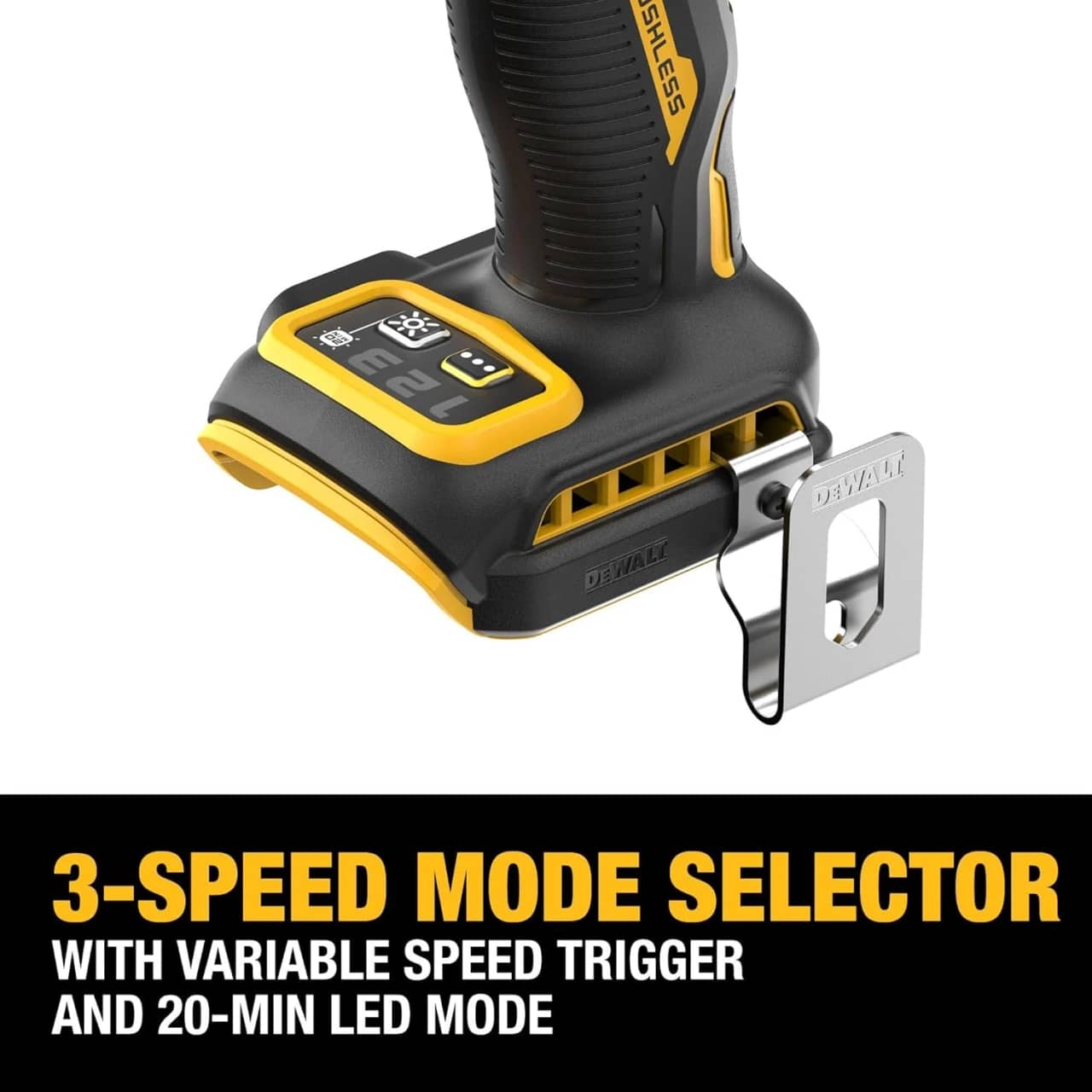 DEWALT Kit de destornillador de impacto 20V MAX XR (DCF860QQ1) — imagen 3