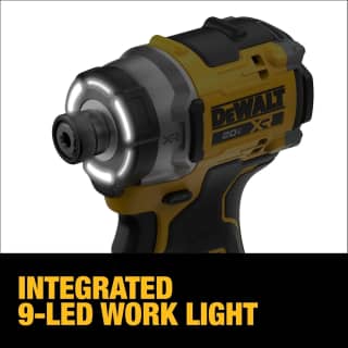 DEWALT Kit de destornillador de impacto 20V MAX XR (DCF860QQ1) 8